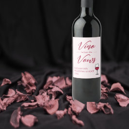 Rótulo De Garrafa De Cerveja Chá de Noiva/Bachelorette Vino Antes dos Votos