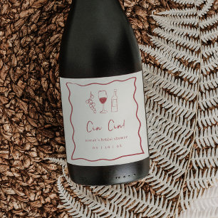 Rótulo De Garrafa De Cerveja Chá de Noiva Dolce Vita