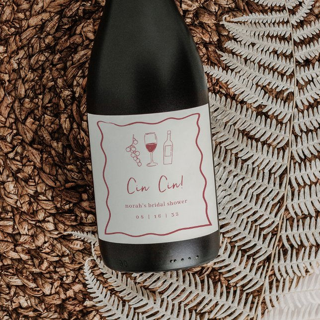 Rótulo De Garrafa De Cerveja Chá de Noiva Dolce Vita (Criador carregado)