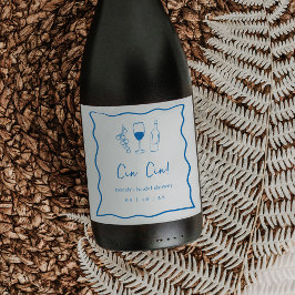 Rótulo De Garrafa De Cerveja Chá de Noiva Dolce Vita