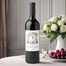 Chá de panela Floral de Watercolor Greenery