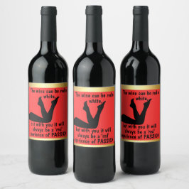 Rótulo De Garrafa De Cerveja Charming Wine Labels to Win His Heart!