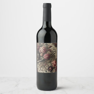 Rótulo De Garrafa De Cerveja Château des Loups - Travesseiro de lobisomem Barro