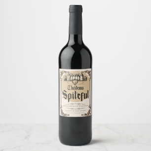 Rótulo De Garrafa De Cerveja Château Espiteful - Envelhecimento em Barris de Re