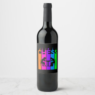 Rótulo De Garrafa De Cerveja Chess Bubble Hobby E O Esporte Dão Ideia