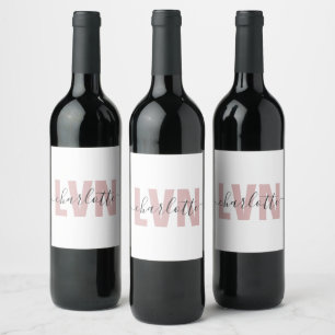 Rótulo De Garrafa De Cerveja Chic de Enfermeiro Profissional Licenciado LVN Per