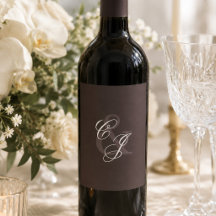 Classic Dark Brown Old Money Wedding 