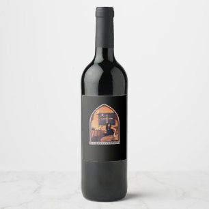 Rótulo De Garrafa De Cerveja Clássica da Catedral Whimsigota