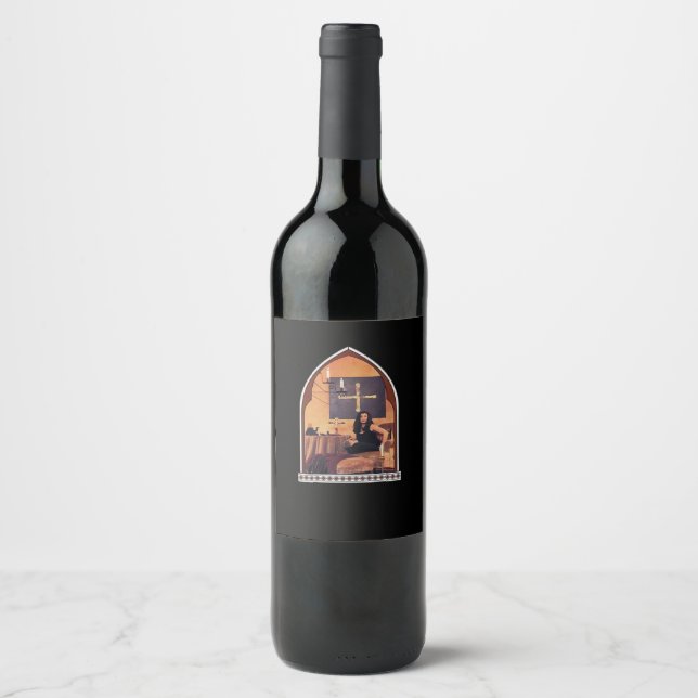 Rótulo De Garrafa De Cerveja Clássica da Catedral Whimsigota (Frente)
