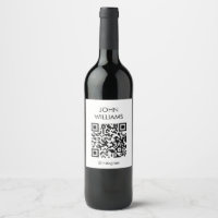 Código QR de abertura de exposição da empresa pers