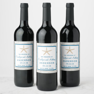 Rótulo De Garrafa De Cerveja Coleção de Casamentos de Madeira de Estaleiro Wh
