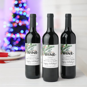 Rótulo De Garrafa De Cerveja Cômico 2026 Vinho Cola Nos Mantendo Juntos Verdura