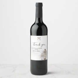 Rótulo De Garrafa De Cerveja Coquetele Negra Minimalista Elegante 50º Aniversár