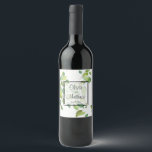 Rótulo De Garrafa De Cerveja Cor aquosa esverdeada verde botânica<br><div class="desc">Aquarela eucalipto verde-verde-verde. Perfeito para primavera, verão ou eventos de outono. Belo trabalho de arte de aquarela de folhagem verde para ocasiões country, boho, jardim e tema floral. Para começar a alterar nomes e detalhes do evento, clique em "Personalizar este modelo" e edite o texto nas caixas modelo. Para acessar...</div>