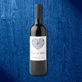 Rótulo De Garrafa De Cerveja Coração de Talavera