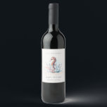Rótulo De Garrafa De Cerveja Coral de algas marinhas submarinas Qualquer Idade<br><div class="desc">Se precisar de mais alguma personalização,  por favor,  sinta-se à vontade para me enviar uma mensagem em yellowfebstudio@gmail.com.</div>