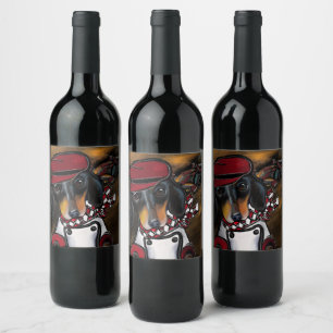 RÓTULO DE GARRAFA DE CERVEJA CORREDOR DOXIE