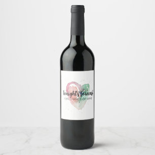 Rótulo De Garrafa De Cerveja Cota do Vinho de Vinho de Água Divertida