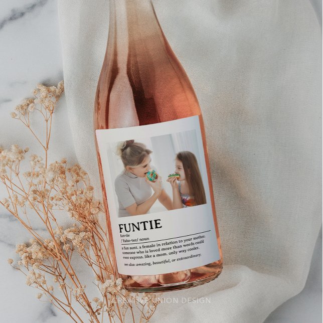 Rótulo De Garrafa De Cerveja Cotação de Definição de Funções Personalizadas (funtie gift for aunt)