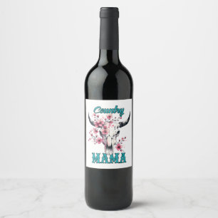 Rótulo De Garrafa De Cerveja Country Mama