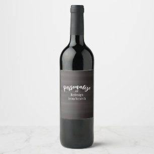 Rótulo De Garrafa De Cerveja Crie Seu Próprio Design Personalizado