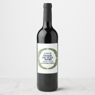 Rótulo De Garrafa De Cerveja Crie Seu Rótulo Único De Vinho De Natal - Presente