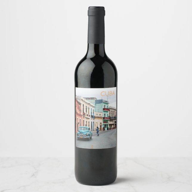 Rótulo De Garrafa De Cerveja Cuba (Frente)