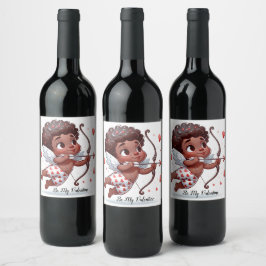 Rótulo De Garrafa De Cerveja Cupido é meu Namorados