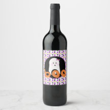 Cute Ghoul de Halloween Roxo Laranja