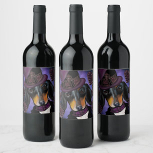 RÓTULO DE GARRAFA DE CERVEJA DACHSHUND