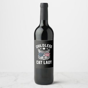 Rótulo De Garrafa De Cerveja Dama do Gato sem Filhos 2024