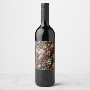Rótulo De Garrafa De Cerveja Decadente Devilry - Barroco Gótico