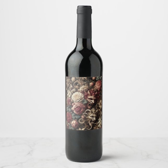 Rótulo De Garrafa De Cerveja Decadente Devilry - Barroco Gótico (Frente)