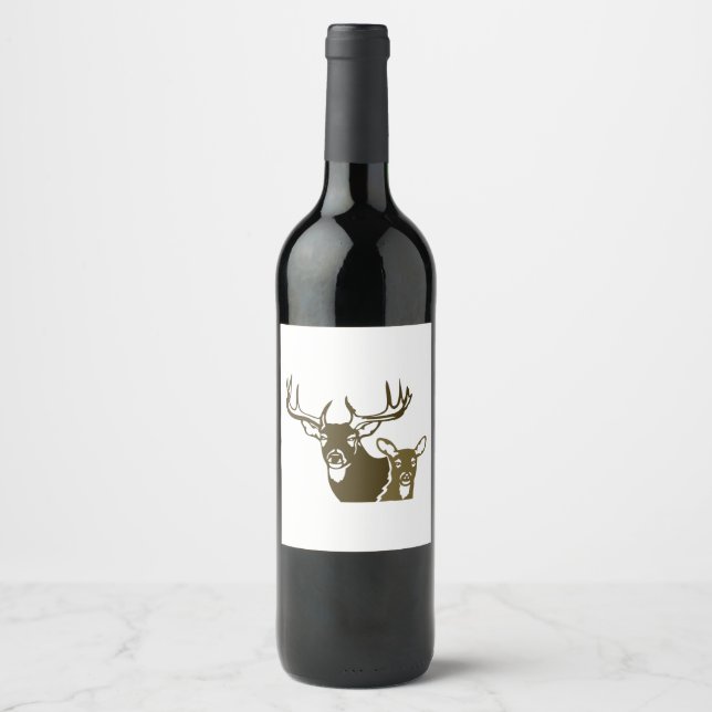 Rótulo De Garrafa De Cerveja Deer (Frente)