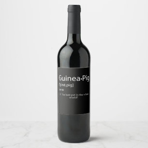 Rótulo De Garrafa De Cerveja Definição De Porco Guiné - Melhor Pet Para Cria
