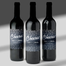 Denim Diamantes Pérolas Chá de casamento Azul