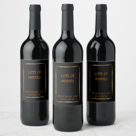 Rótulo De Garrafa De Cerveja Desejo-lhe um feliz e bem-sucedido teste de vinho
