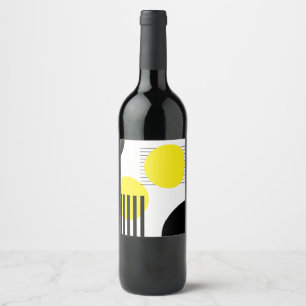 Rótulo De Garrafa De Cerveja Design abstrato