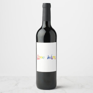 Rótulo De Garrafa De Cerveja design de Amor Colorido, alegre e criativo ganha