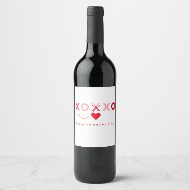 Rótulo De Garrafa De Cerveja Design especial XO ❤️ XO (Frente)