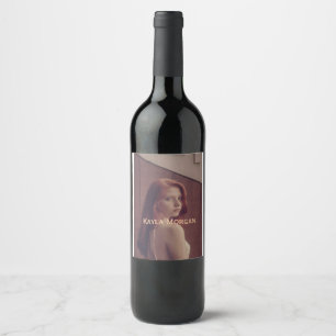 Rótulo De Garrafa De Cerveja designer de fotografia fotógrafo código QR de negó