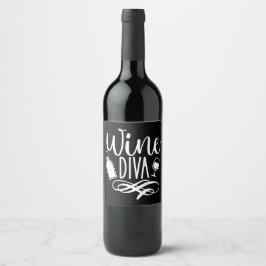 Rótulo De Garrafa De Cerveja Divina do Vinho Fofa Engraçada 