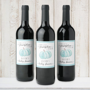 Rótulo De Garrafa De Cerveja Doce Pequeno Abóbora Aquecida Chá Bebê