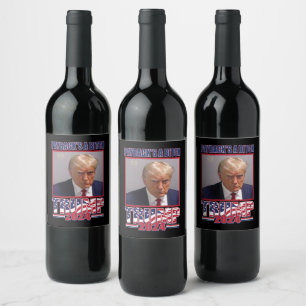 Rótulo De Garrafa De Cerveja Donald Trump 2024
