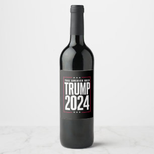 Rótulo De Garrafa De Cerveja Donald Trump 2024 De Volta à América Eleição