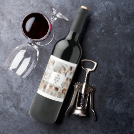 Rótulo De Garrafa De Cerveja Duas Fotografias | Feliz Dia dos Namorados | Citaç