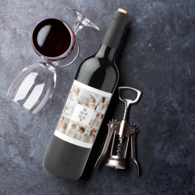 Rótulo De Garrafa De Cerveja Duas Fotografias | Feliz Dia dos Namorados | Citaç (Criador carregado)