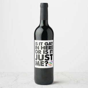Rótulo De Garrafa De Cerveja É Gay Aqui Dentro Ou Sou Só Eu Orgulho LGBT