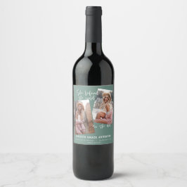 Rótulo De Garrafa De Cerveja Ela acreditava que poderia, então ela fez vinho de