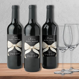 Rótulo De Garrafa De Cerveja Ela é Chá de panela de Arco de Casando